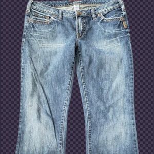 Silver Kaleidoscope jeans. Sz. 31x33. NICE